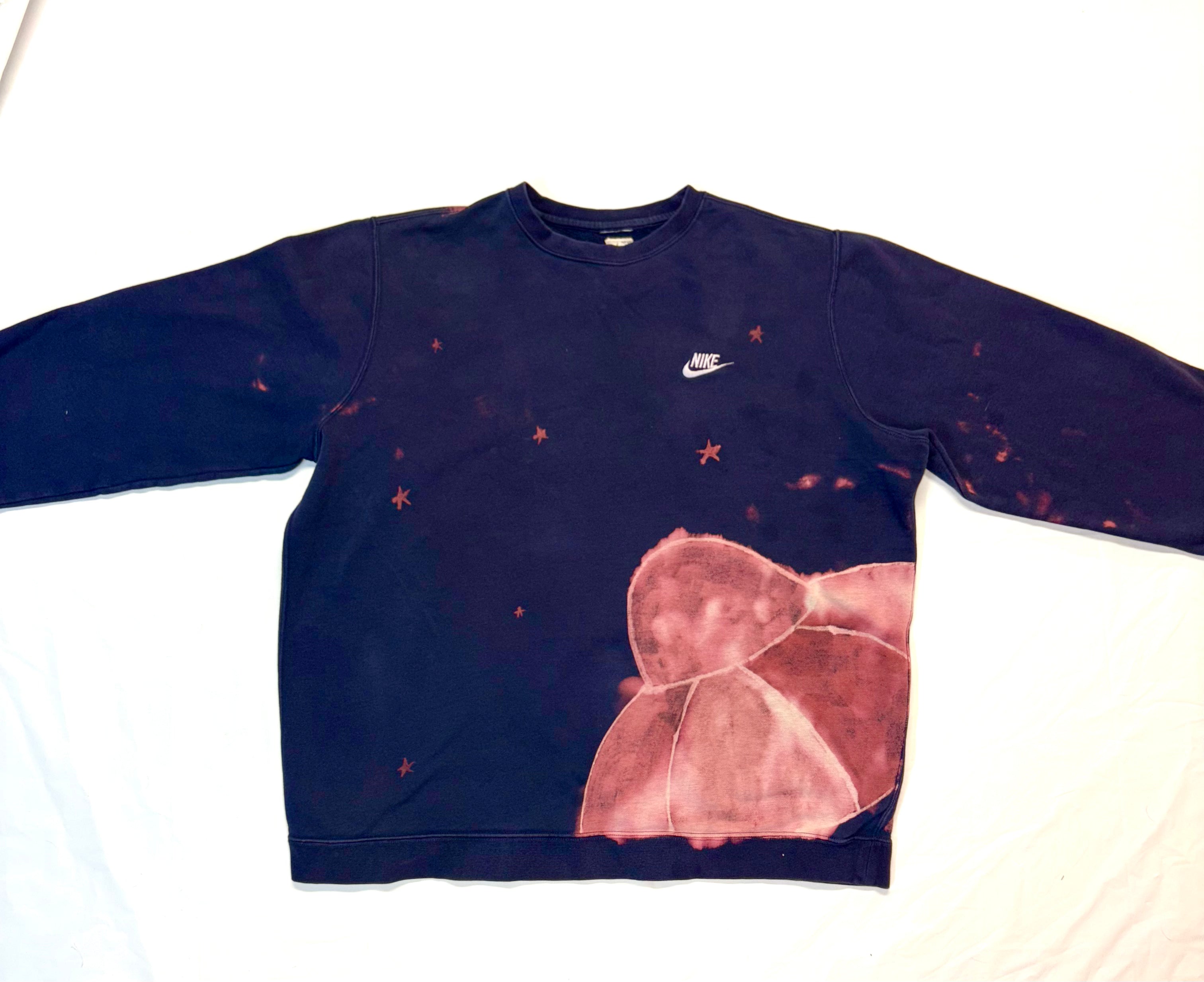 Alien Invasion Hand-Painted Navy Jacket – They're After Your S'mores