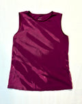 Purple tank top on a white background