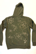 Grateful Dead Welcome to Spring Hand-Printed Green Hoodie