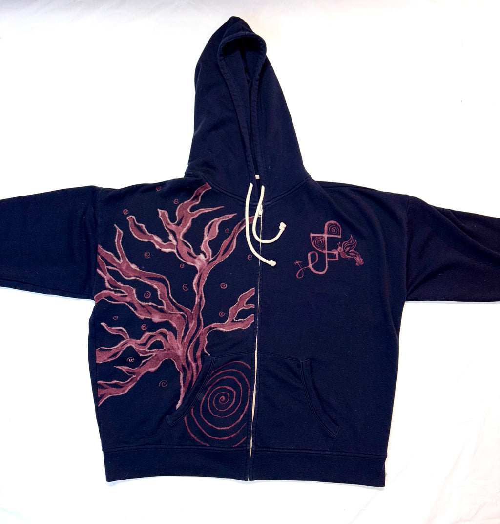 Hand-Painted Bleach Art - Low Rider Dreams  - LJS Design - Mens XL