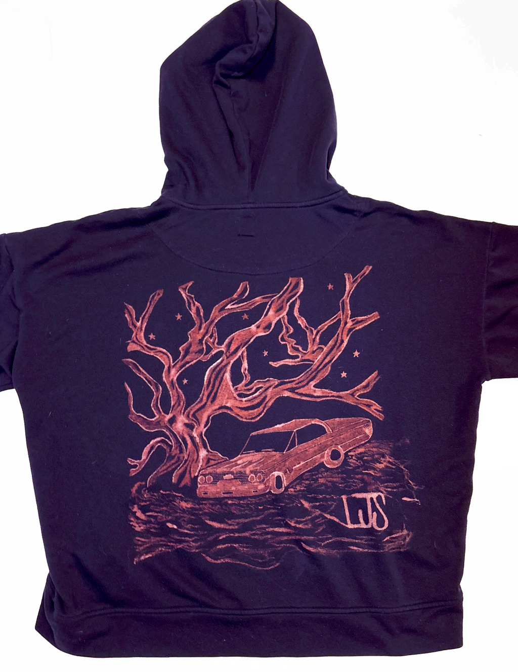 Hand-Painted Bleach Art - Low Rider Dreams  - LJS Design - Mens XL